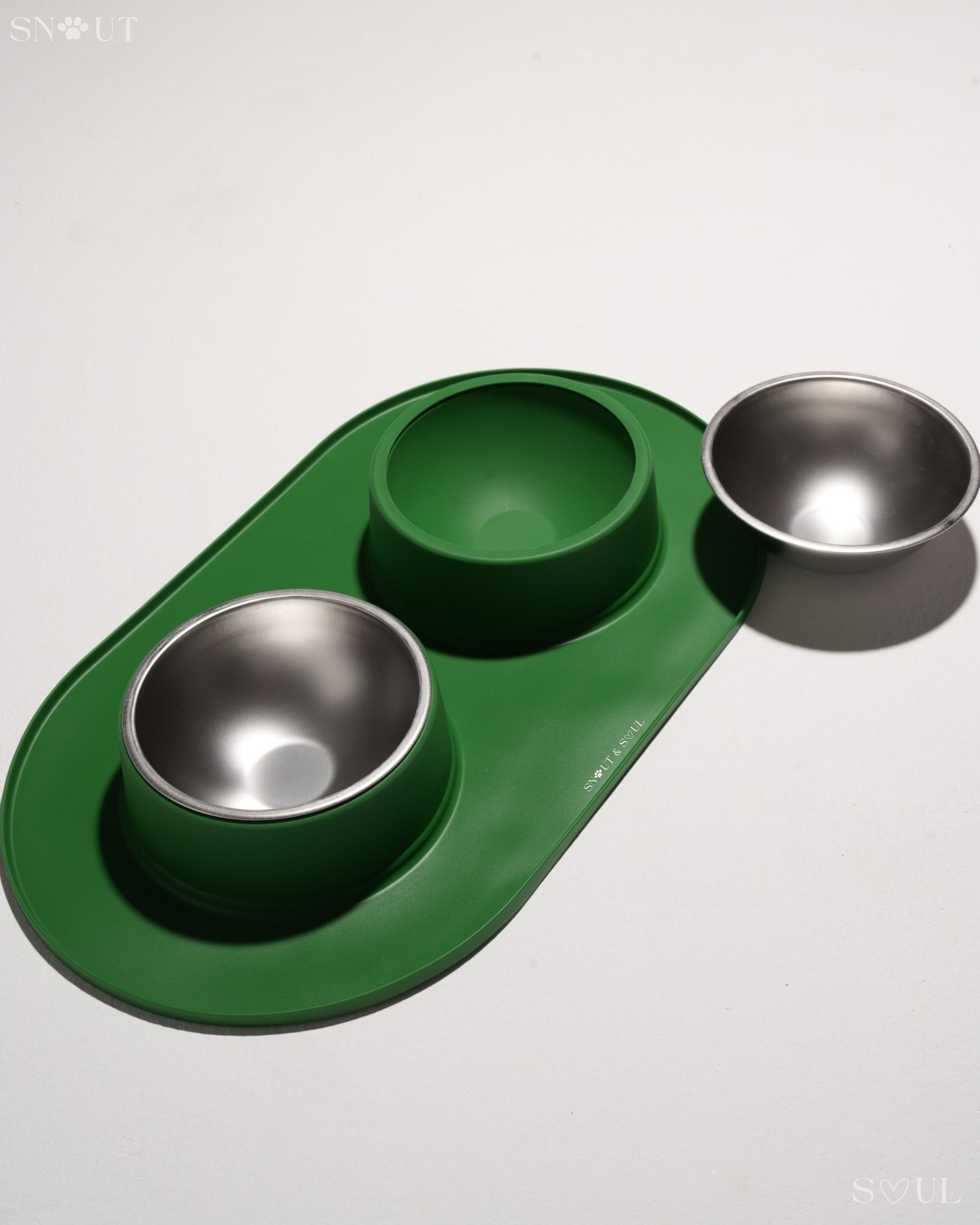 Non-Spill Duo Feeding Bowl
